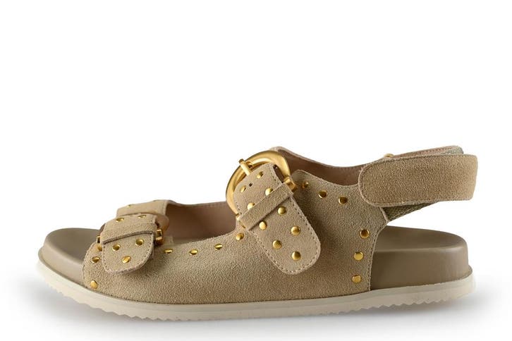 Josh V Sandalen in maat 42 Beige, Kleding | Dames, Schoenen, Beige, Zo goed als nieuw, Sandalen of Muiltjes, Verzenden