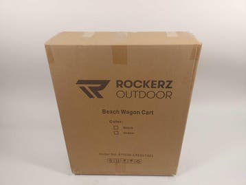 Rockerz Bolderkar 120L - Zwart, Verzenden, Nieuw
