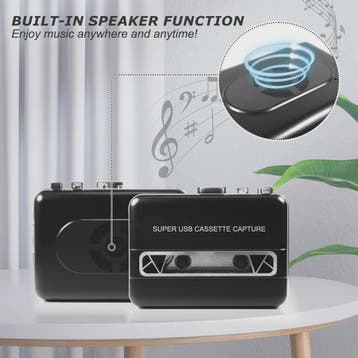 Draagbare Cassette Speler met Ingebouwde Speaker: Converteer, Verzenden