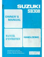 1985 SUZUKI SB308 (ALTO) INSTRUCTIEBOEKJE MULTI