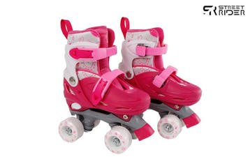 Rolschaatsen roze verstelbaar kinde van €36,99 voor €34,94, Ophalen of Verzenden, Nieuw