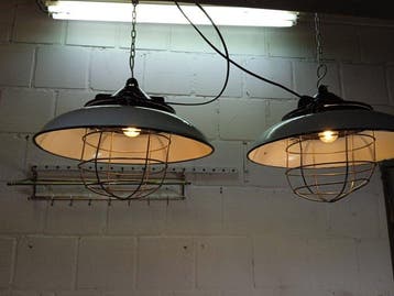 Plafondlamp (2) - Oké 2 - Gietijzer - Industriële