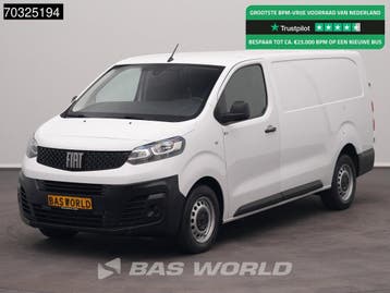 Fiat Scudo 102pk L3H1 Airco Cruise Parkeersensoren Euro6 L3, Stof, Gebruikt, Euro 6, Wit