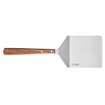 Triangle Burger Spatel met Kersenhout – 14x14 cm – Ideaa, Ophalen of Verzenden, Nieuw, Hout