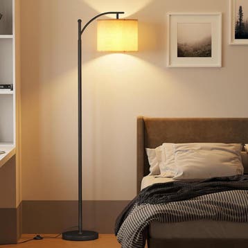 Glowy Vloerlamp Zwart - Staande Lamp incl. LED Lichtbron -, Huis en Inrichting, Ophalen of Verzenden, Nieuw