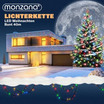 Kerstverlichting Kleurig 40m Afstandsbediening (Interieur), Verzenden, Nieuw