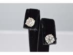 Online veiling: Witgouden diamanten oorbellen, 18K (750), 1., Nieuw