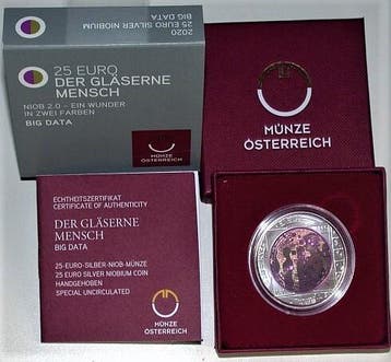 25 Euro 2020 Österreich Republik, Verzenden