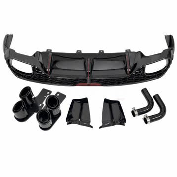 Diffuser With Black Exhaust Tips Voor Audi Q5 S Line/SQ5 FY, Ophalen of Verzenden, Nieuw