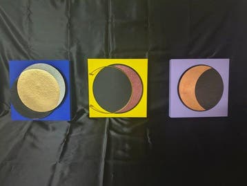 Bruno Bani (1964) - Eclissi parziale 2022, Moon 2023, Inside