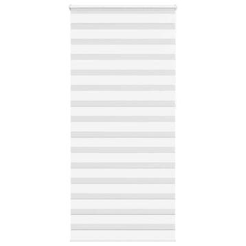 vidaXL Zebra rolgordijn 100x230 cm stofbreedte 95,9 cm, Verzenden, Nieuw, Wit