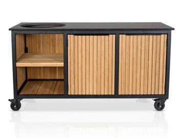 Fraaii Buitenkeuken Bamboo Natural Rhombus Inferno, Verzenden, Nieuw