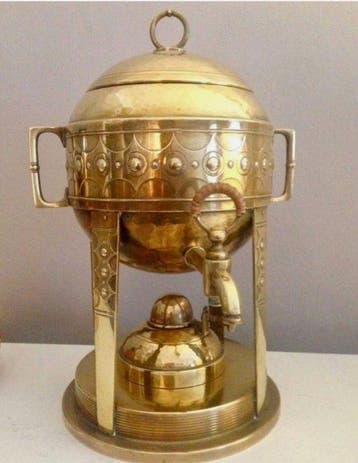 Samovar - Messing, Verguld - SAMOWAR WMF