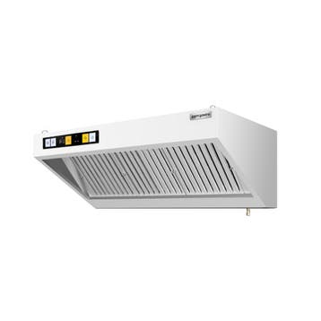 GGM Gastro | Wandafzuigkap met motor - 1600mm - met |, Witgoed en Apparatuur, Afzuigkappen, Wandschouwkap, Verzenden, Nieuw, Inbouw
