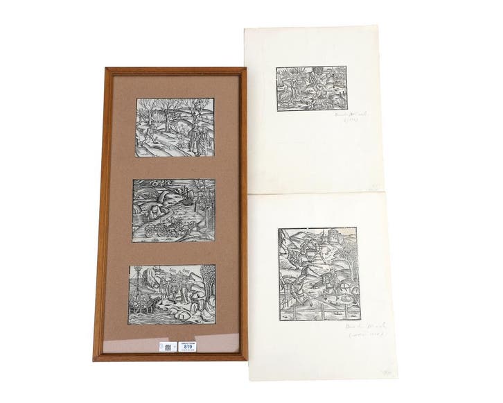 (Houtgravure) waaronder door Vergilius Maronis, 16e eeuw, Antiek en Kunst, Antiek | Boeken en Bijbels