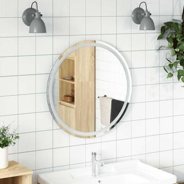 vidaXL Badkamerspiegel LED rond 70 cm, Huis en Inrichting, Verzenden, Nieuw
