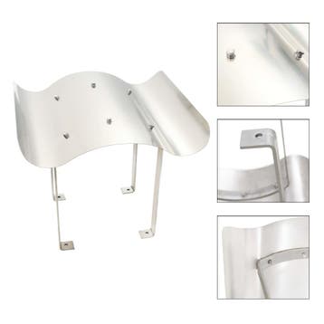 vidaXL Schoorsteenkap roestvrij staal 80 x 80 x 39 cm, Verzenden, Nieuw
