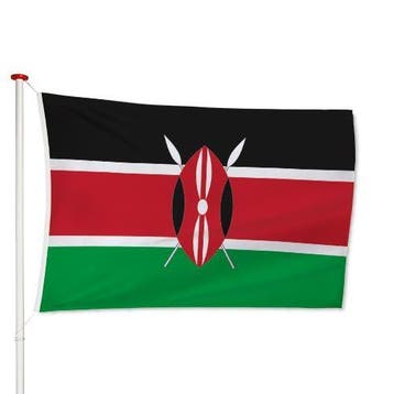 Keniase Vlag 40x60cm, Verzenden, Nieuw