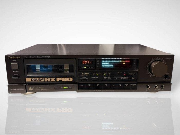 Technics - RS-B608R Dual Motor DBX HXPRO Audiocassette deck, Audio, Tv en Foto, Radio's