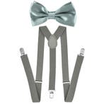 Fako Fashion - Bretels Met Vlinderstrik - Effen - 100cm -, Kleding | Heren, Stropdassen, Verzenden, Nieuw