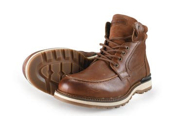 River Woods Veterboots in maat 45 Cognac, Overige kleuren, Verzenden, Boots, Zo goed als nieuw