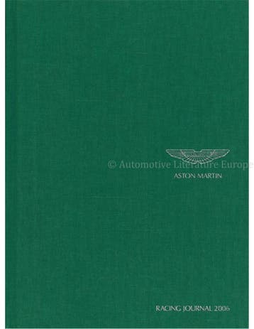 ASTON MARTIN | RACING JOURNAL 2006, Nieuw, Author
