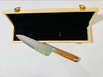 Hekito - Keukenmes - Chefs knife - Exclusief vintage