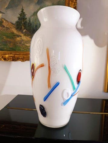 Vaas - Muranoglas - Handgeblazen vaas