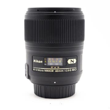 Nikon 60mm F2.8G ED AF-S Micro Nikkor Objectief (Occasion), Ophalen of Verzenden, Zo goed als nieuw, Macrolens
