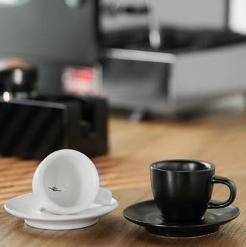 Keramische Espresso Kop en Schotel 80 ml Barista Koffiekopje, Verzenden, Nieuw