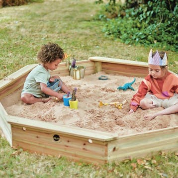 2dekans | Plum Play Giant Houten Zandbak met Deksel 1,5 x, Kinderen en Baby's, Speelgoed | Buiten | Speeltoestellen, Ophalen of Verzenden