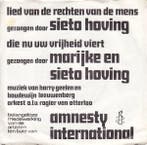Single - Sieto Hoving, Marijke Hoving - Lied Van De Rechten, Cd's en Dvd's, Vinyl | Nederlandstalig, Verzenden, Nieuw in verpakking