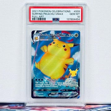 Pokémon Graded card - SURFING PIKACHU VMAX #009 - Pokémon -, Nieuw