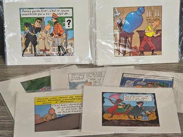 Tintin - Verzameling van 72 losse afdrukken, Boeken, Stripboeken, Nieuw