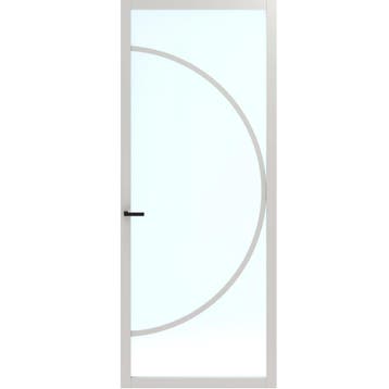 Skantrae binnendeur SSL14613 88x211,5 (Wit, Blankglas), 80 tot 100 cm, Binnendeur, Nieuw, Ophalen of Verzenden
