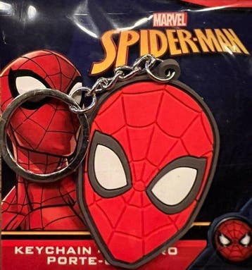 Marvel - Spider-Man - Hoofd - Rubber Sleutelhanger, Ophalen of Verzenden, Nieuw, Overige typen