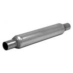 Demper 51mm rond 80mm, 400mm lang RVS Simons Micro, Ophalen of Verzenden, Nieuw