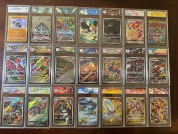 Pokémon - 21 Graded card Foil, Full art, Secret rare - Graad, Nieuw