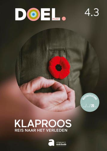 DOEL. / 4.3 klaproos / Leerwerkboek / Doelpunt - Davy, Boeken, Verzenden, Zo goed als nieuw, Davy Mortier