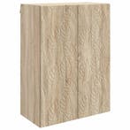 vidaXL Wandkast Sonoma Eiken 66 x 34,5 x 90 cm Bewerkt hout, Huis en Inrichting, Kasten | Overige, Verzenden, Nieuw