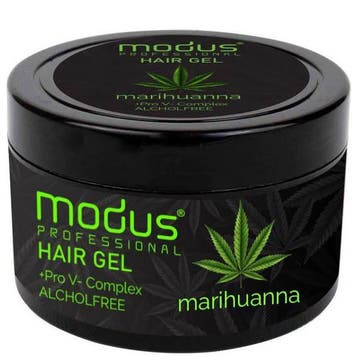 Modus Cannabis Hair Gel - 450ml, Ophalen of Verzenden, Nieuw, Gel, Wax, Haarlak of Mousse
