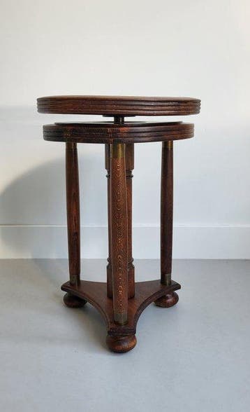Kruk - Eik, Messing - Art Deco