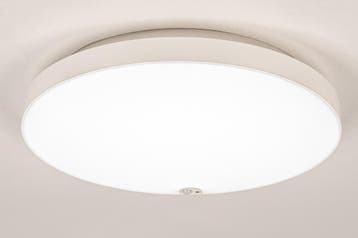 Rietveld Plafondlampen - Wit - Kunststof, Huis en Inrichting, Lampen | Plafondlampen, Verzenden, Nieuw