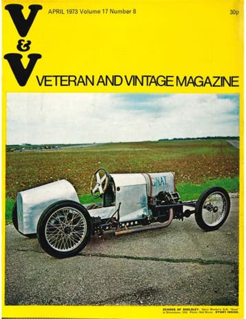 1973 VETERAN AND VINTAGE MAGAZINE 8 ENGELS, Nieuw, Author