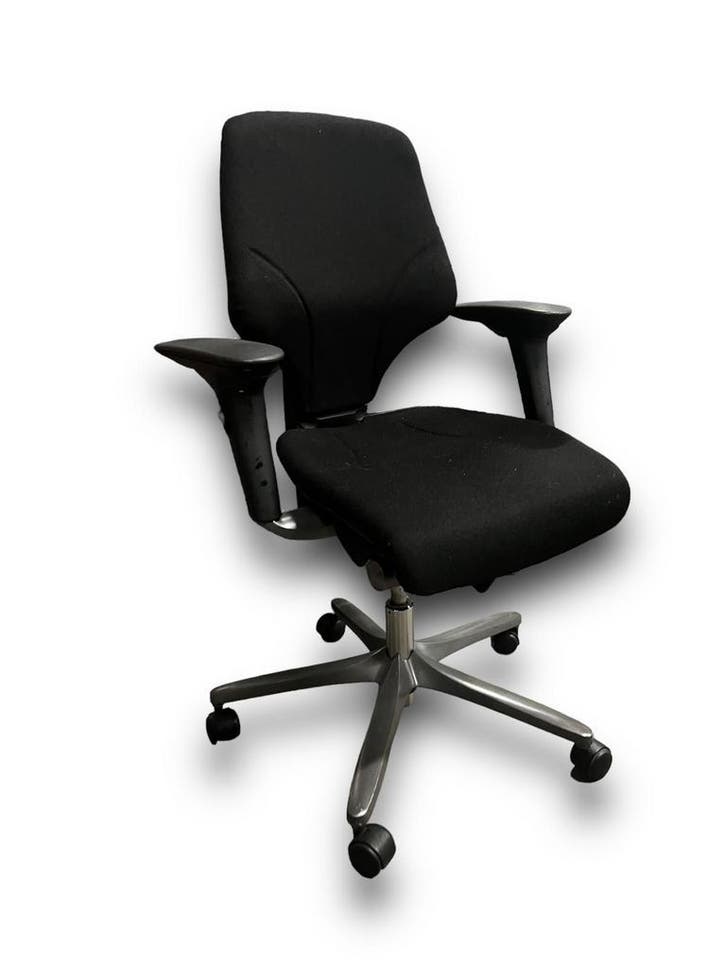 Giroflex 64 Refurbished Bureaustoel, Huis en Inrichting, Bureaustoelen, Bureaustoel, Zwart, Zo goed als nieuw, Ergonomisch, Verzenden