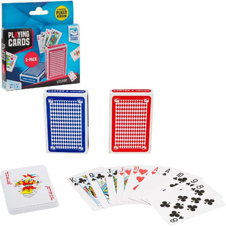 Clown Games Speelkaarten Internationaal Set/2 (Spellen), Kinderen en Baby's, Speelgoed | Overig, Nieuw, Ophalen of Verzenden