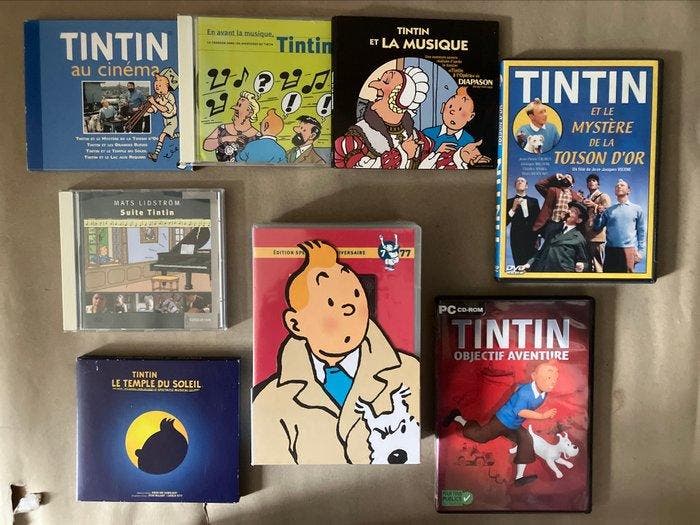 Tintin - ensemble de 9 DVD - Jeu - CD - 1999, Boeken, Strips | Comics