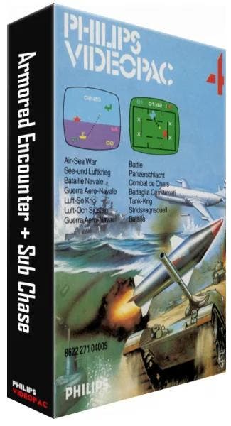 Philips Videopac 4 - Air-Sea War / Battle [Hard Case], Computers en Software, Vintage Computers, Verzenden