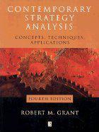 Contemporary Strategy Analysis Concepts        9780631231363, Boeken, Techniek, Zo goed als nieuw