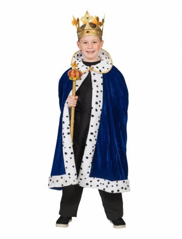 Koningsmantel kind blauw, Ophalen of Verzenden, Nieuw